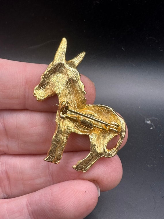 Vintage Donkey Pin - image 3