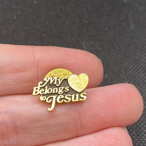 Vintage Love Jesus Pin
