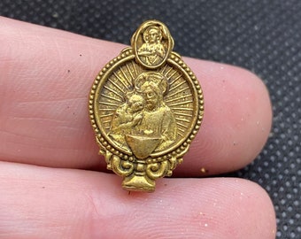 Vintage First Communion Religious Pin