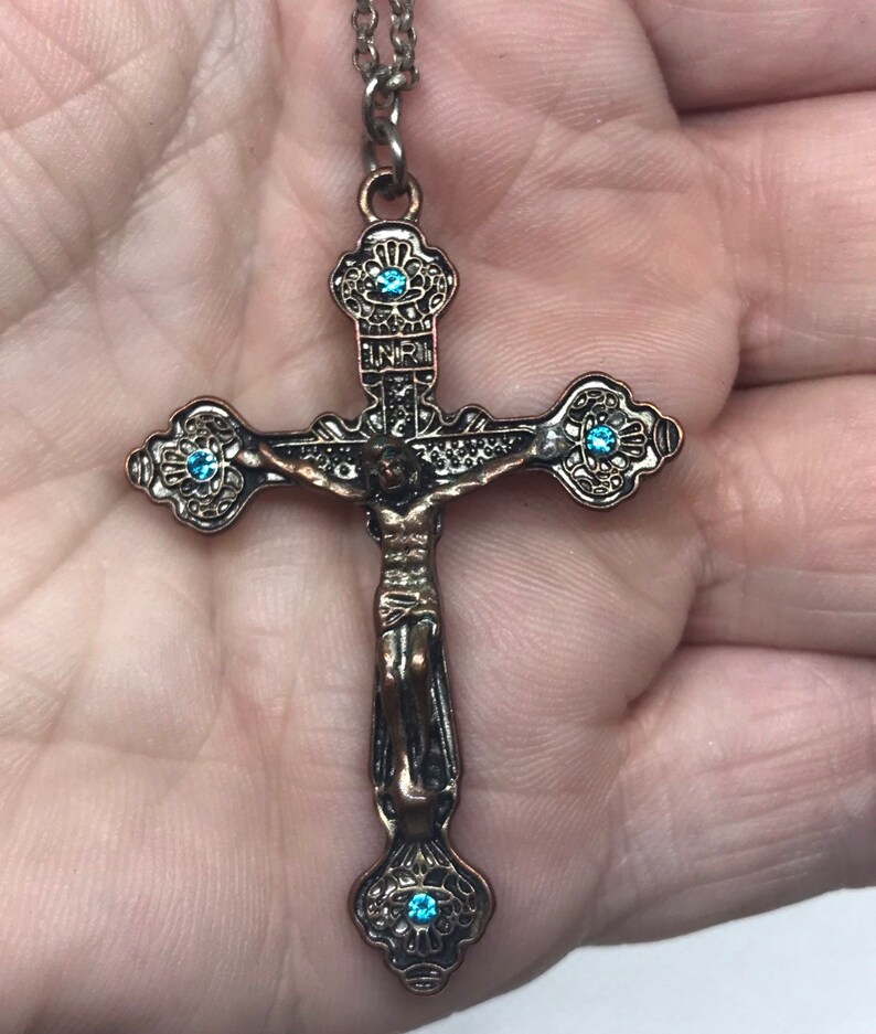 Vintage Crucifix Cross Necklace
