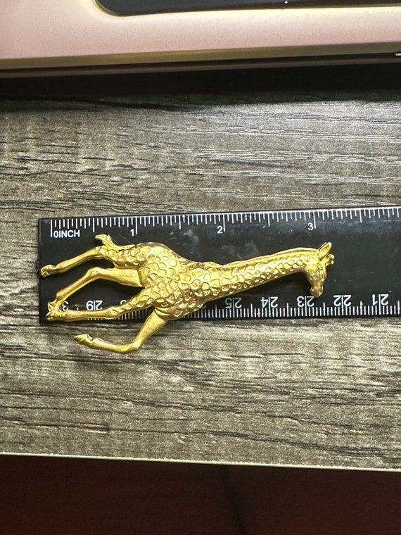 Vintage Giraffe Pin - image 2