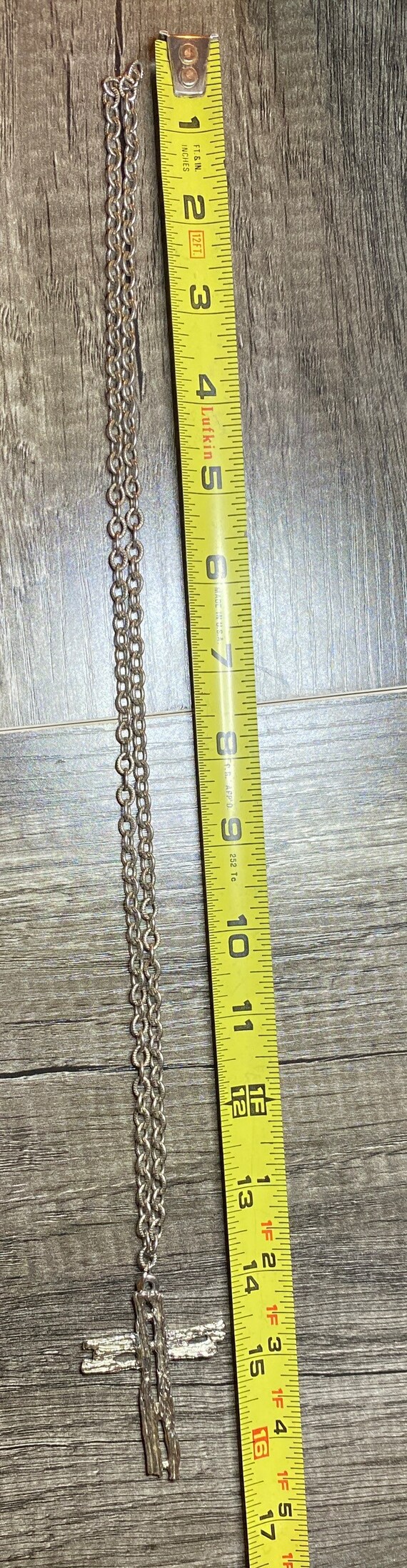 Rustic Cross and Crown Necklace FINAL SALE