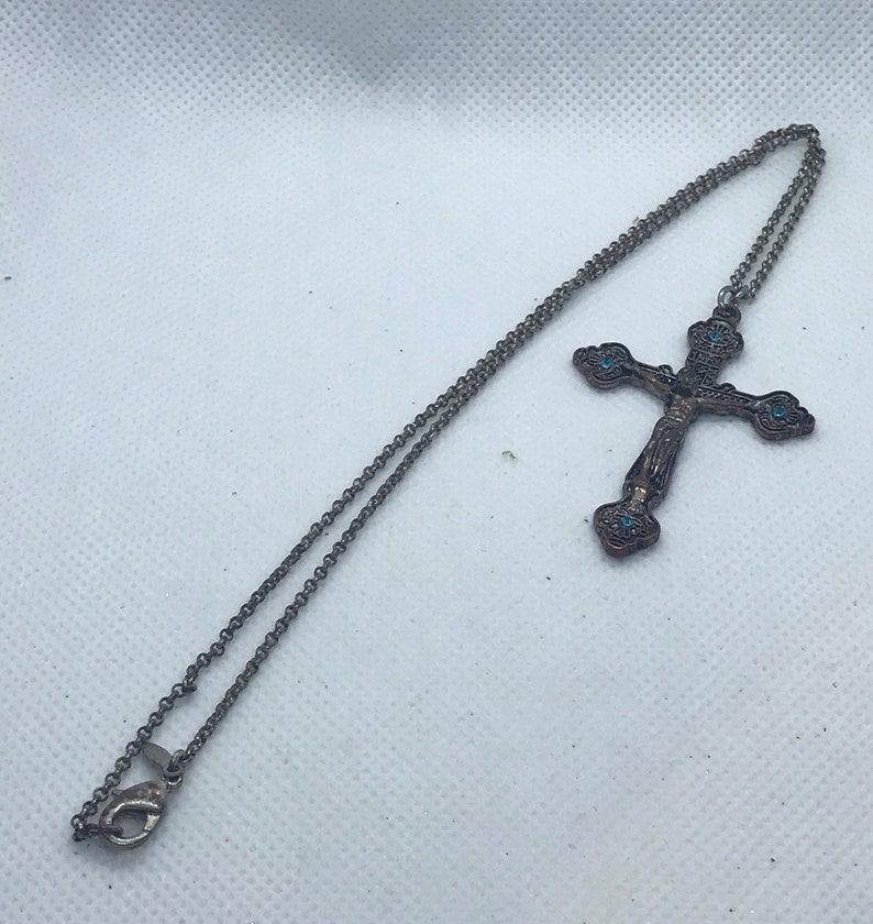 Vintage Crucifix Cross Necklace