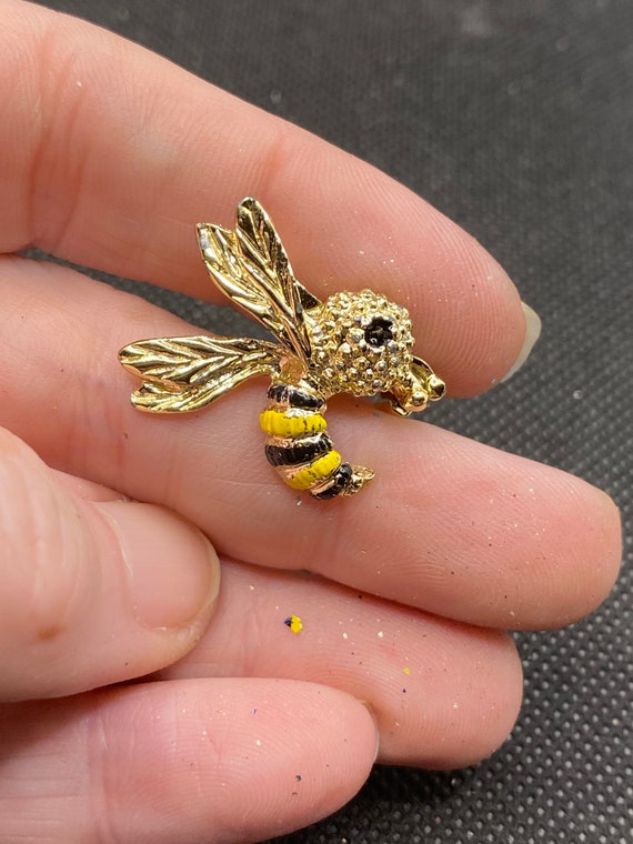 Vintage Bug Bee Wasp or Moth Pin