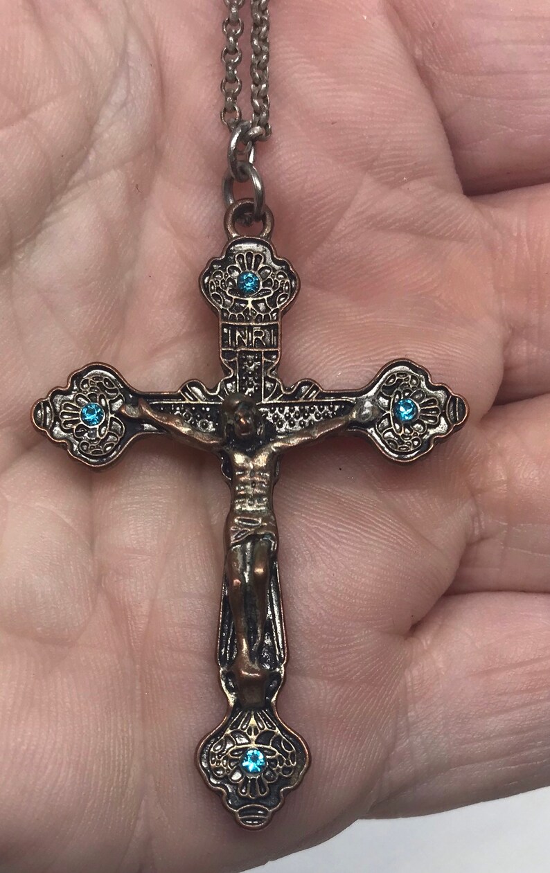 Vintage Crucifix Cross Necklace