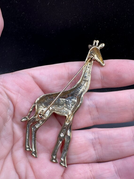 Vintage Giraffe Pin - image 2