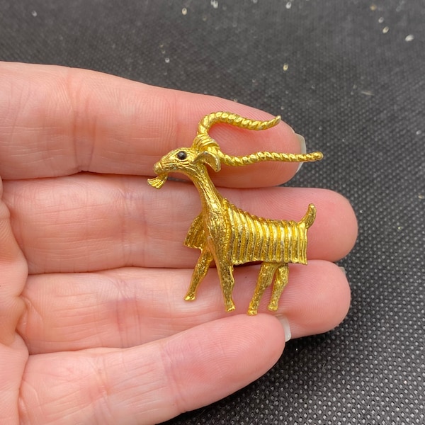 Vintage Goat or Ram Pin