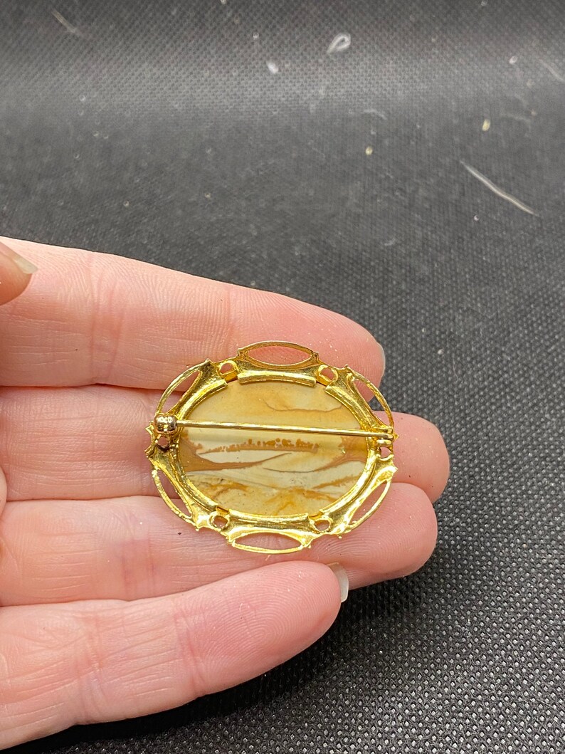 Vintage Renaissance Royal Stone Pin - Etsy