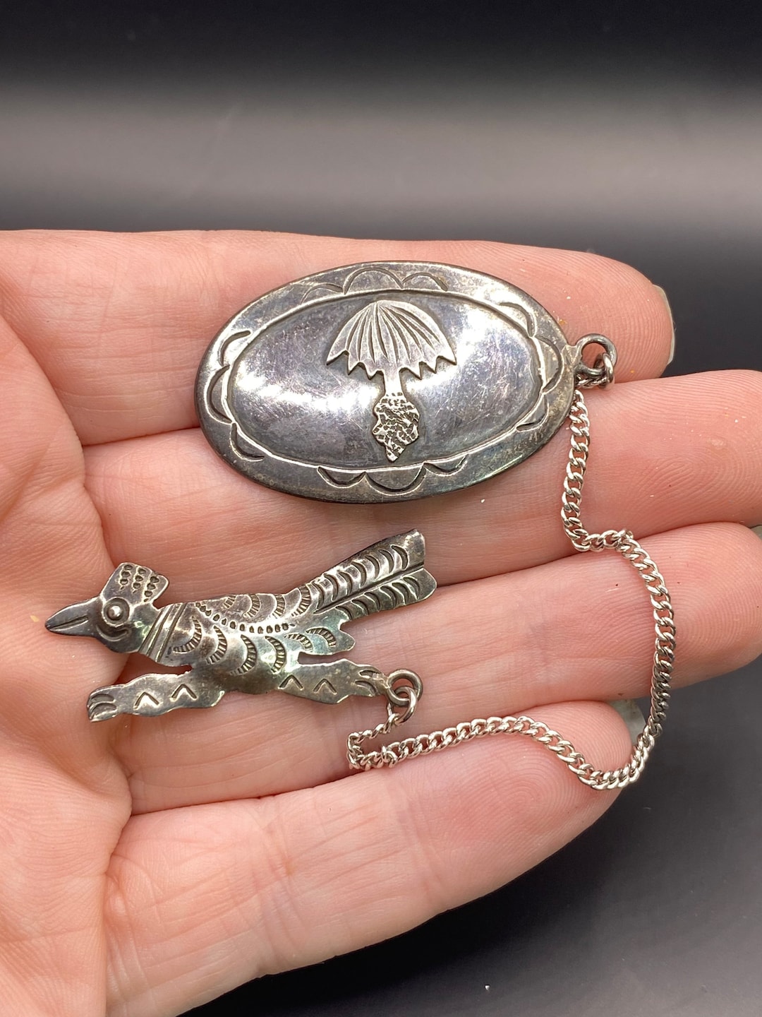 Vintage Aztec Meso American Themed Bird Pin - Etsy