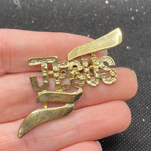 Vintage Jesus Pin