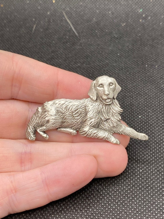 Vintage Dog Pin by JJ