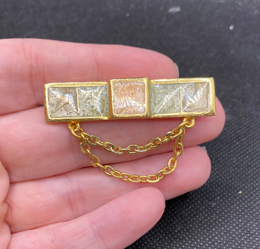 Modern Pin Vintage Modernist Pin Mid Century Modern Marked Pisces - Etsy