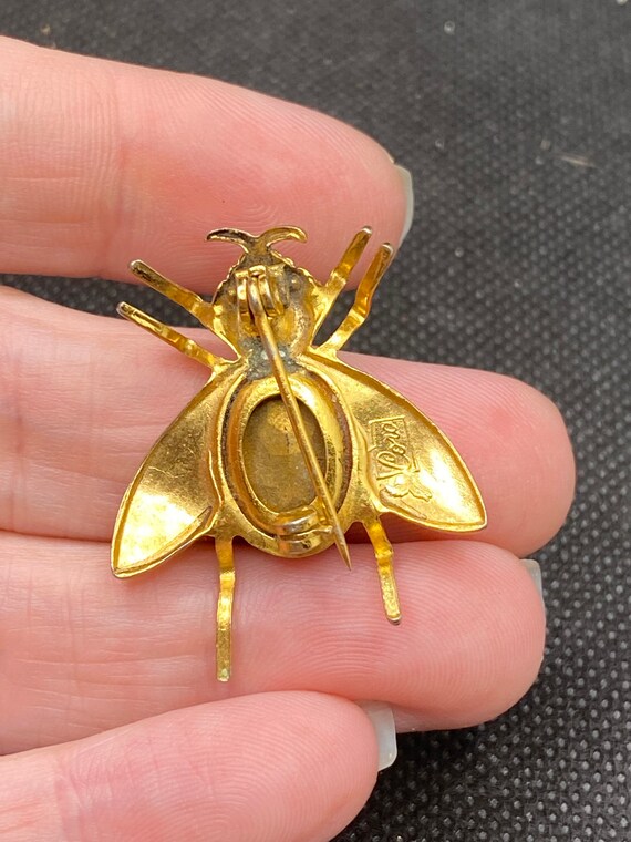 Vintage Coro Pegasus Bug Beetle Pin - Etsy