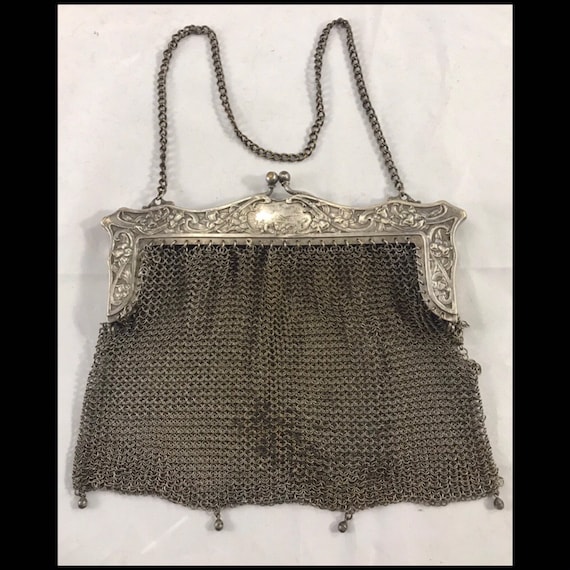 Whiting and Davis vintage purse