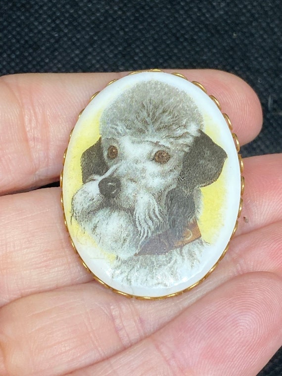 Vintage Dog Terrier Pin - image 1
