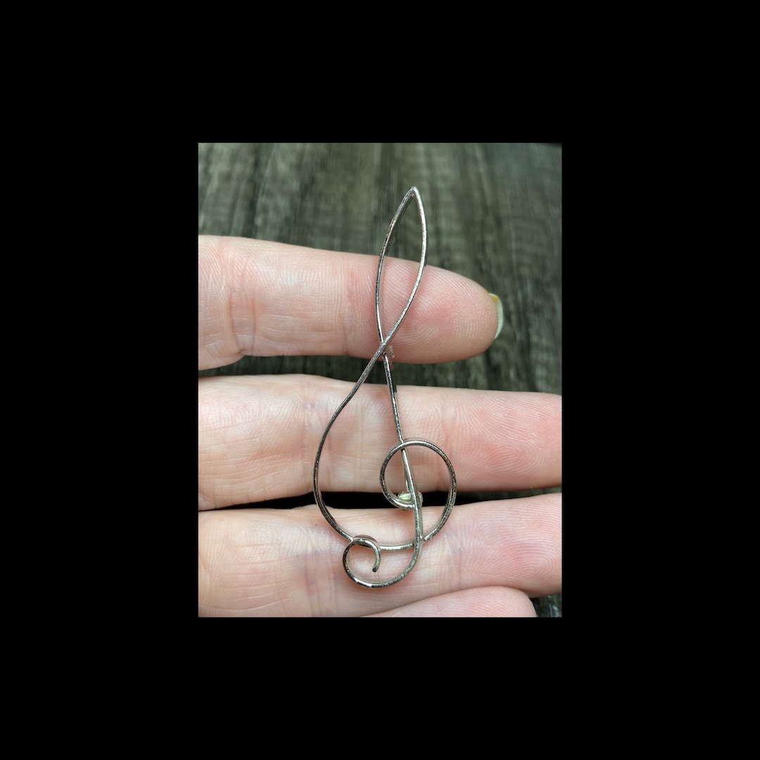 Vintage Music Note Pin - Etsy