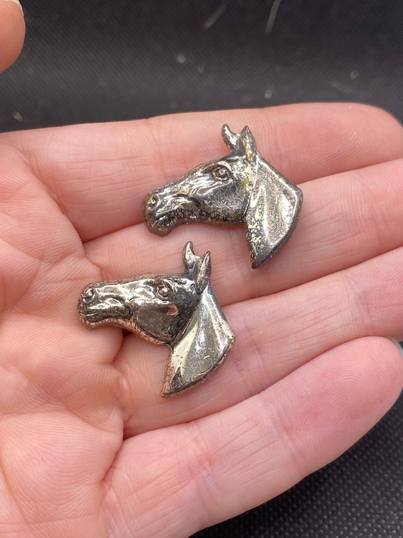 Vintage Thin Sterling Silver Horse Pins Scatter Pins … Gem
