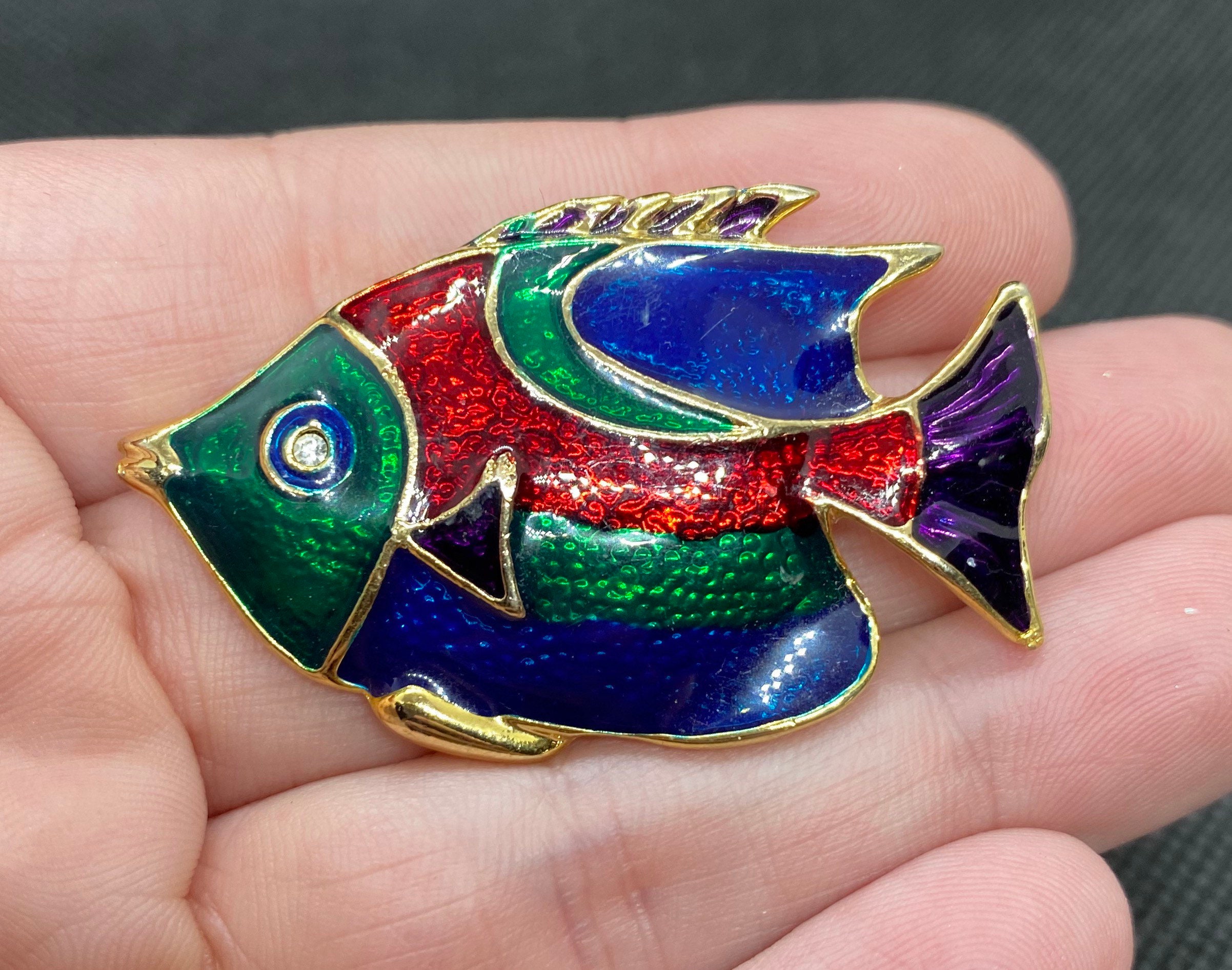 Vintage Fish Pin - Etsy Vintage Fish Pin - Etsy