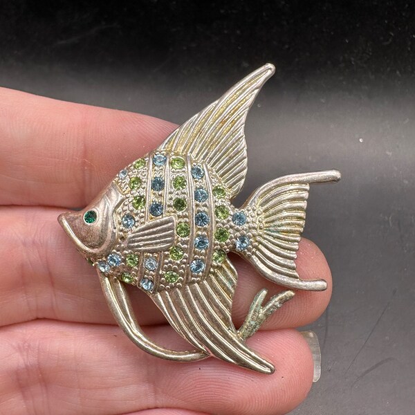 Vintage Angel Fish Pin