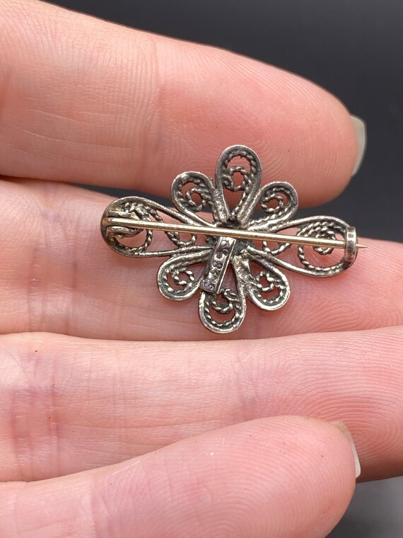 Vintage Small Scrollwork  Pin - image 2
