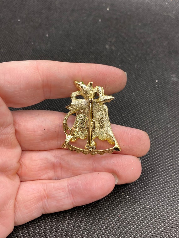 Vintage Christmas Bell pin by Gerry’s - image 3