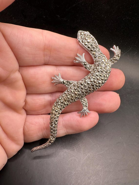 Vintage Lizard Pin