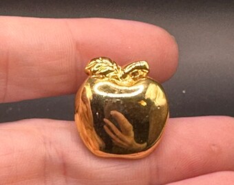 Vintage Apple Pin - Etsy