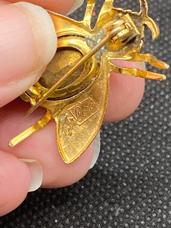 Vintage Coro Pegasus Bug Beetle Pin - Etsy