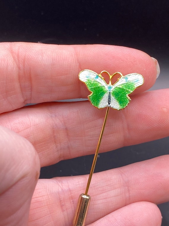Vintage Butterfly Stick Pin - image 4