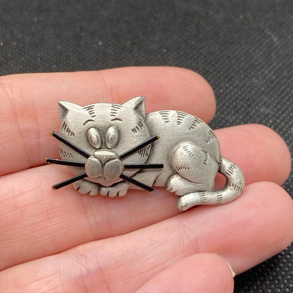 Vintage JJ Cat Pin