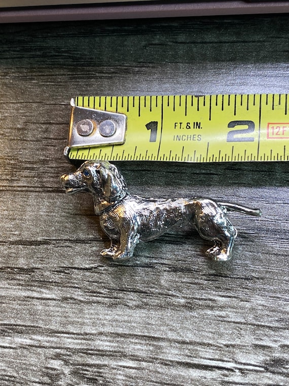 Vintage dachshund wiener dog pin - image 2