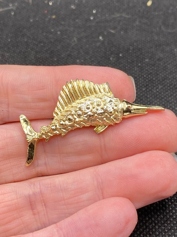 Vintage Swordfish Sailfish Pin by Gerry’s - image 1