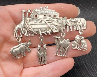 Vintage Noah’s Ark Pin by JJ