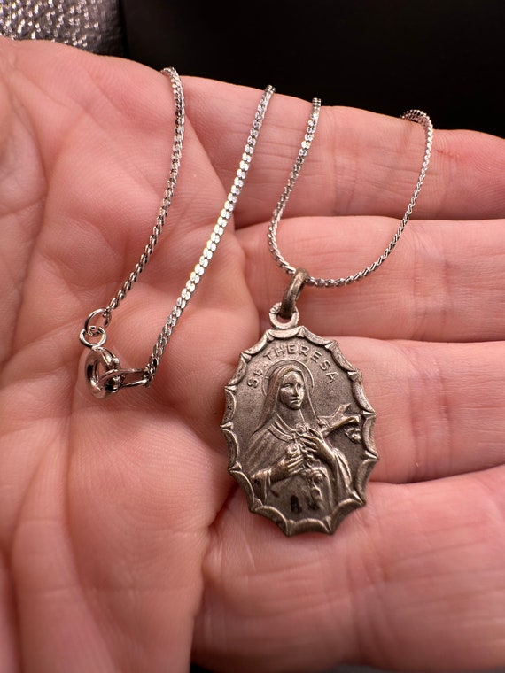 Theresa may silver necklace best sale