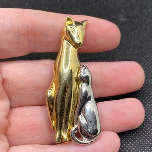 Vintage Modern Cat Pin