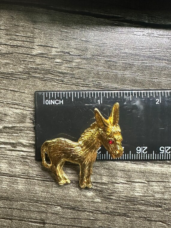 Vintage Donkey Pin - image 2