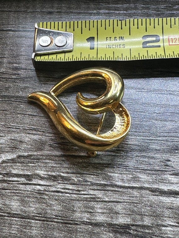 Vintage Heart Pin by Napier - image 2