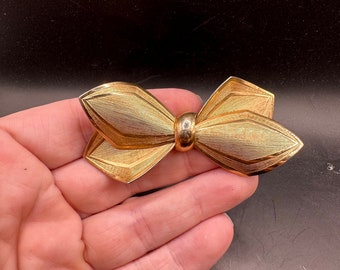 Vintage Bow Pin by Coro