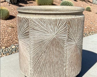EARTHGENDER Sunburst Design Planter David Cressey Robert Maxwell