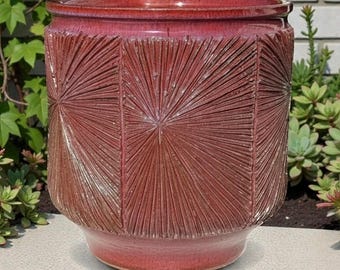 EARTHGENDER Sunburst Design Planter David Cressey Robert Maxwell