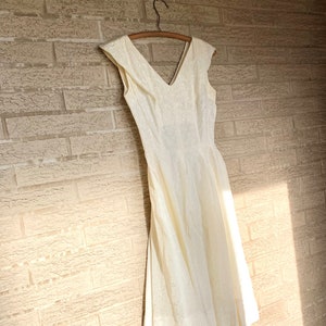 50s bamboo viscose/ matte finish, fine stitch brocade/ size xs, extra small