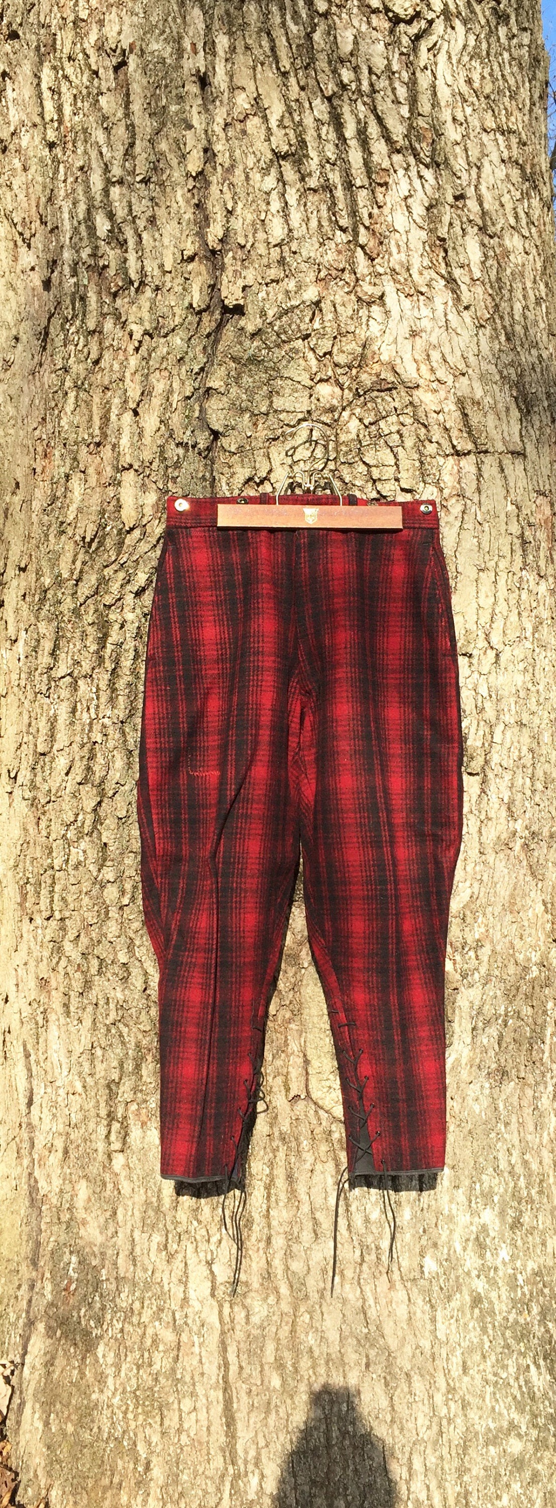 40s Woolrich Jodhpurs/ Lace up Ankle/ Suspender Button - Etsy