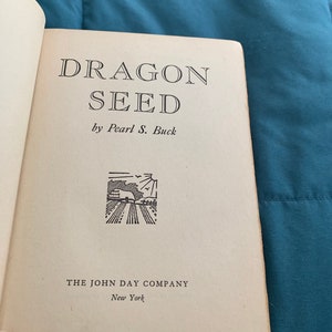 First edition, Dragon Seed/ 1941-42. Pearl S. Buck/ the lives theNanjing in Massacre of the Nanking/ clicking “item details,” below