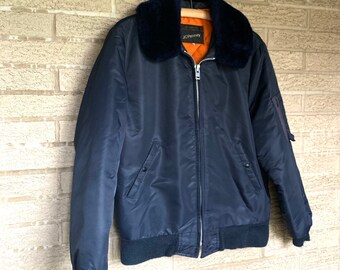 vintage navy jacket