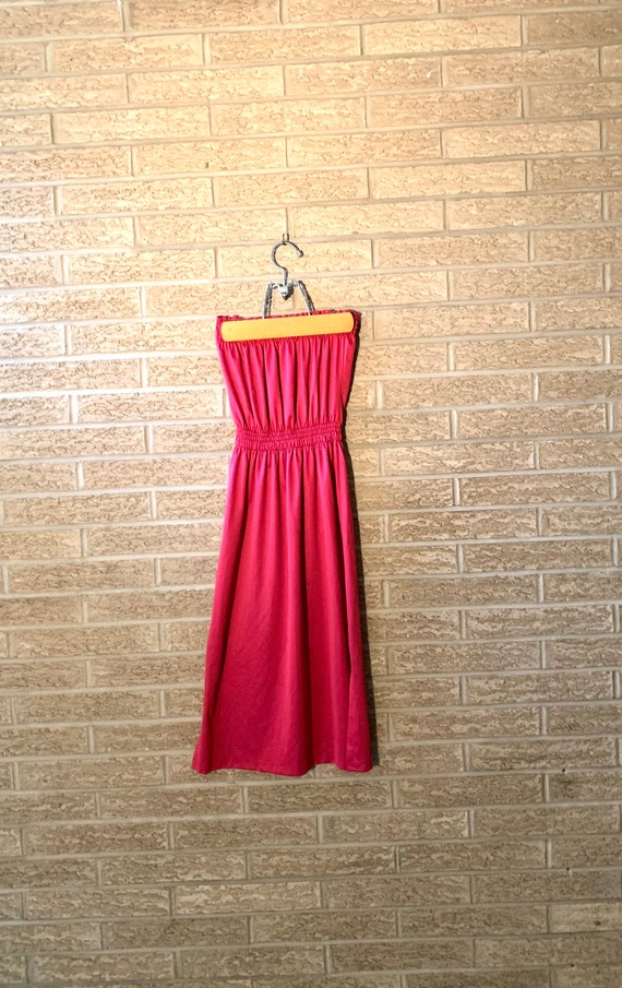 red knee length dress with sleeves RED LONG SLEEVES WITH DRAPED WAIST GOWN | CULT MIA main image 0