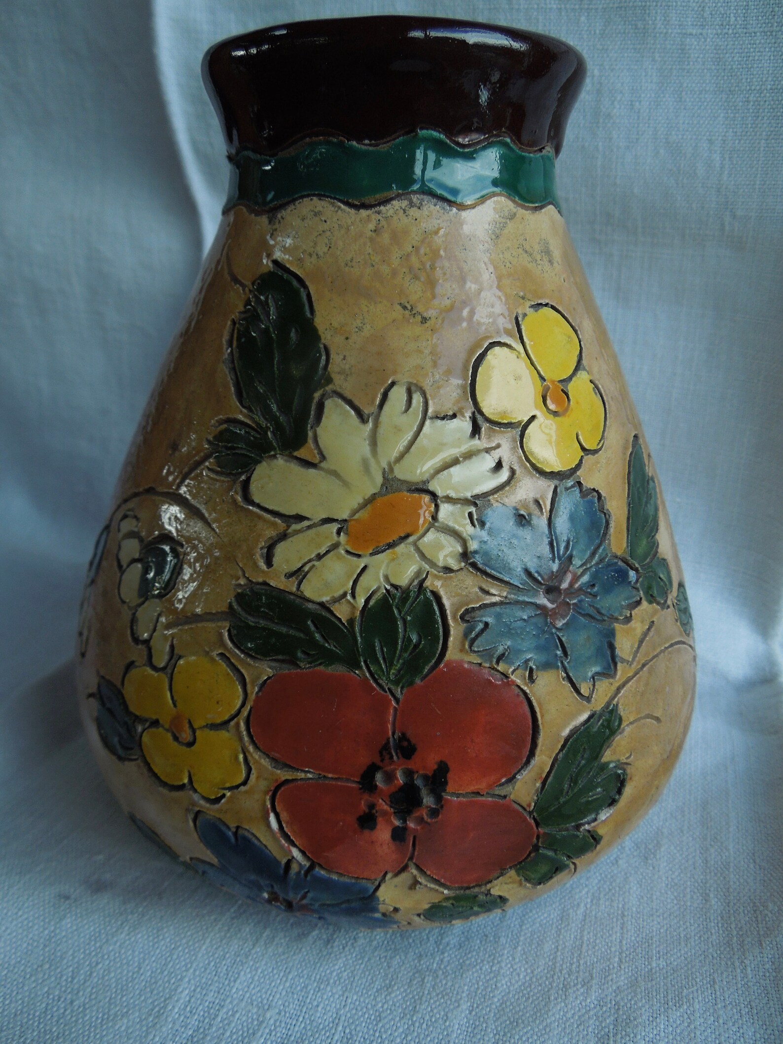 Céramique Vallauris Jérôme Massier vase vintage Etsy