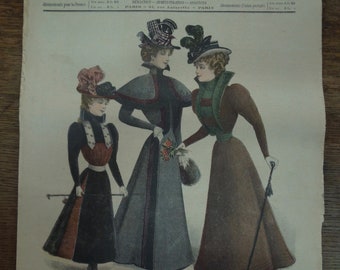 La Mode du Petit Journal   Journal de Mode Broderie Travaux Manuels   Le 08.11.1896    PJ34