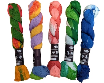 Sashiko-garen bonte kleur (145 meter/475 ft.)