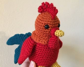 PATTERN Crochet Zodiac Rooster Amigurumi