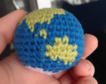 PATTERN Mini Globe Crochet, World, Earth Amigurumi